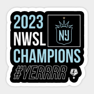 NJNY Gotham FC 2023 NWSL Champions Sticker